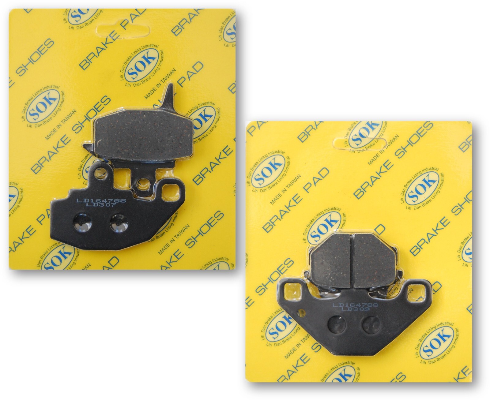 FRONT&REAR BRAKE PADS fit KAWASAKI KLR 650  1987-2007 KLR650 KL650
