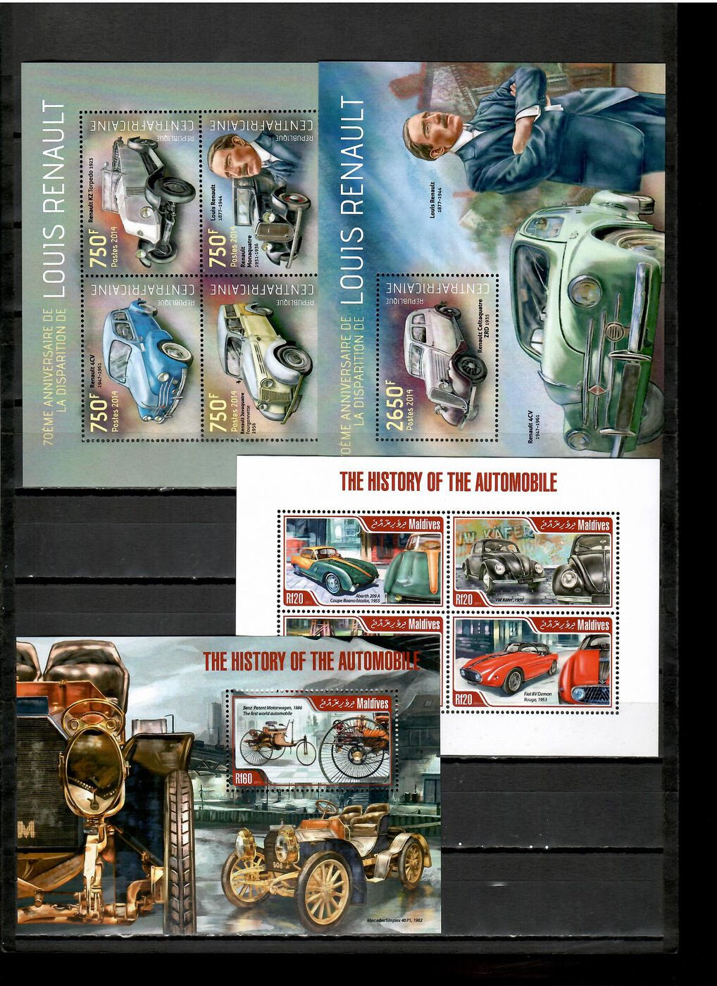 CARS / AUTOMOBILES [Pt.2] Collection 60 s/s Michel CV 707.50€ MNH #CNA424