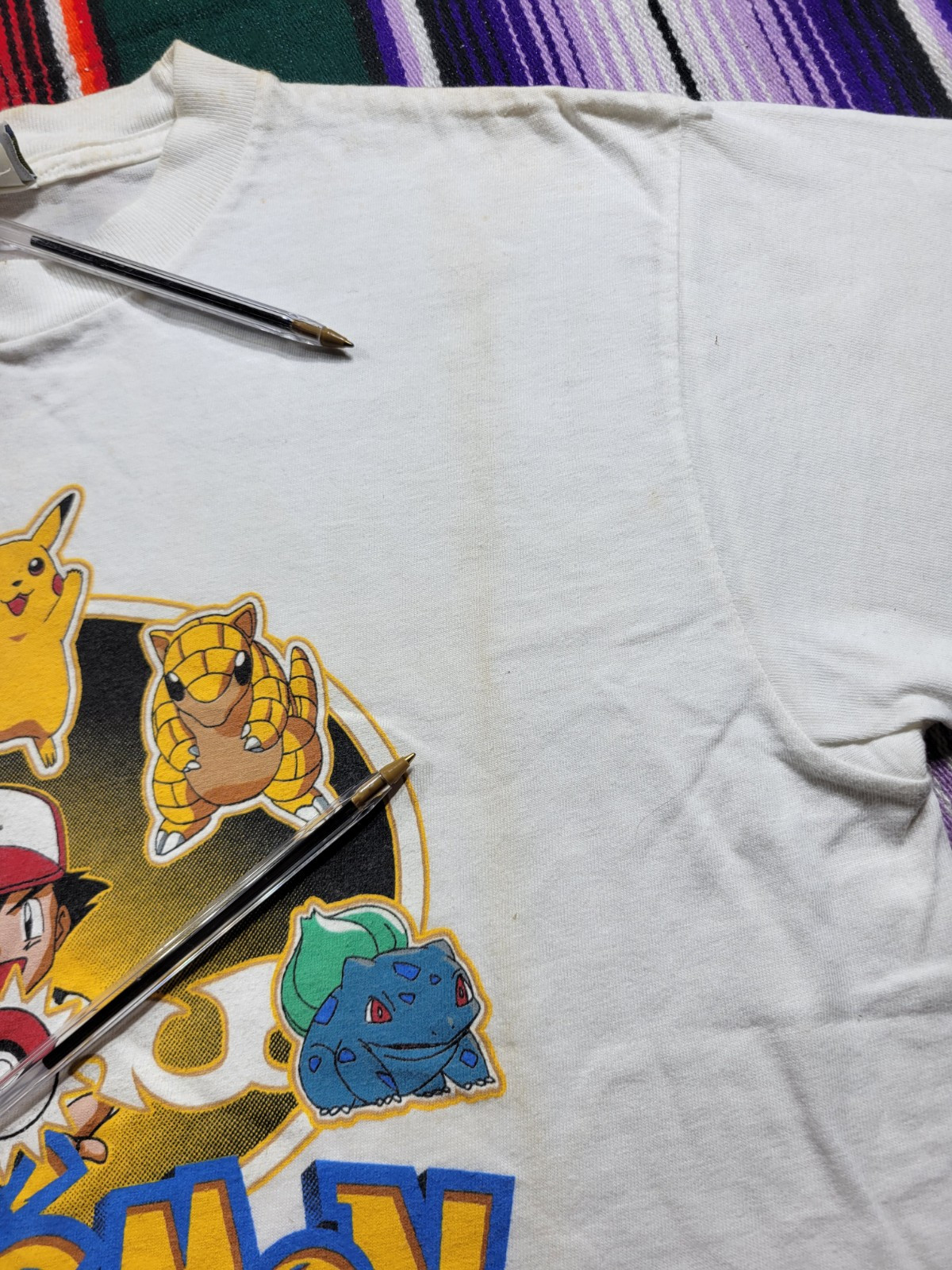Vintage Pokemon 1999 Nintendo T-Shirt Youth Large