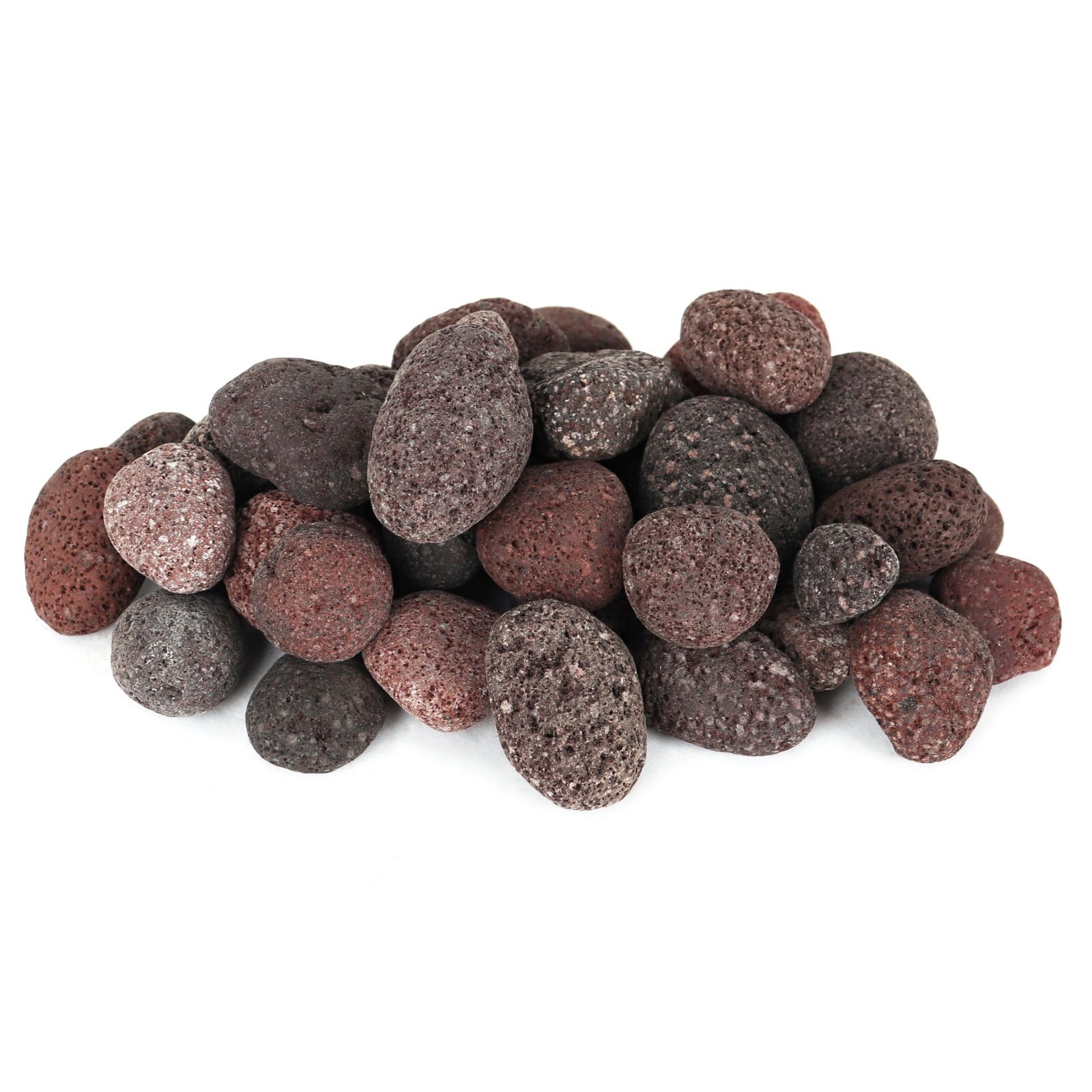 Blue Ridge Brand Lava Rocks - Tumbled Lava Stones - Volcanic Landscaping Rock