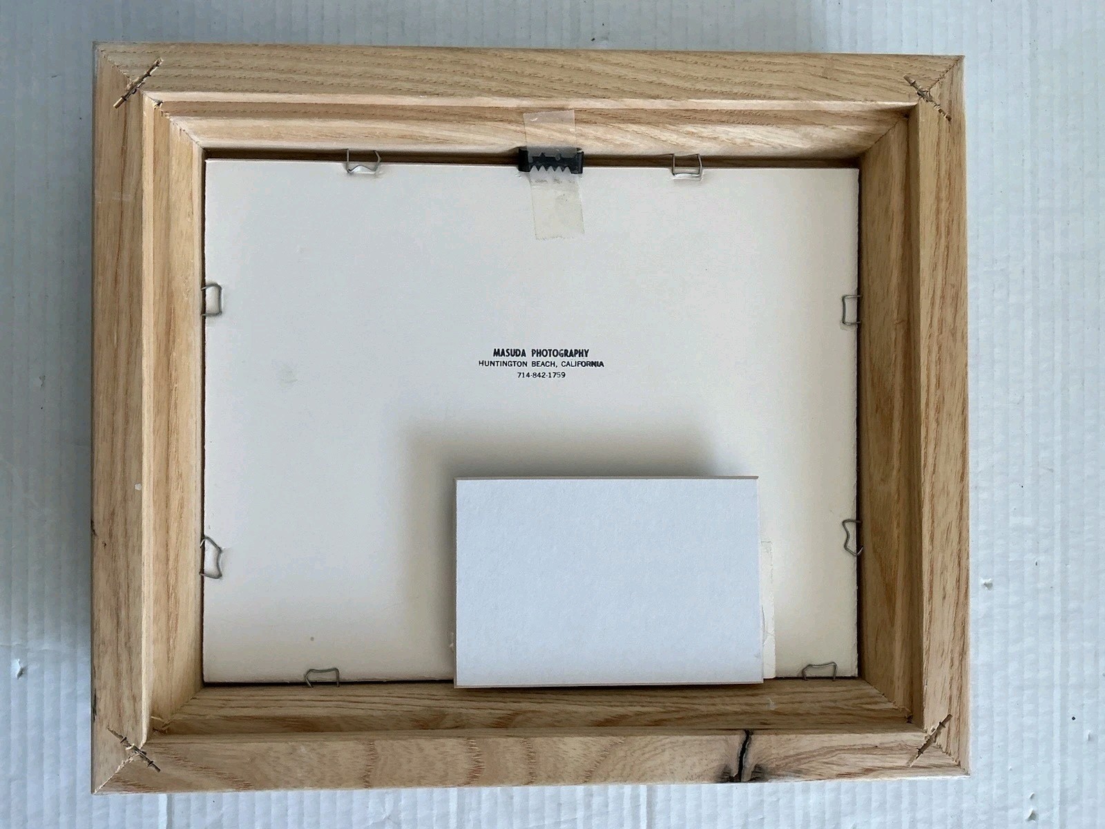 Huntington Beach Pier Photograph Art Dennis Masuda Signed Framed California 1988