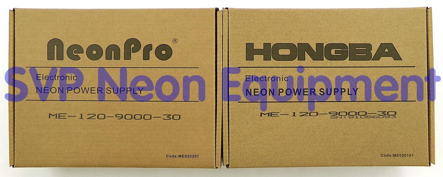 NeonPro TWIN, ME-120-9000-30 NEON SIGN TRANSFORMER POWER SUPPLY NEW UL LISTED