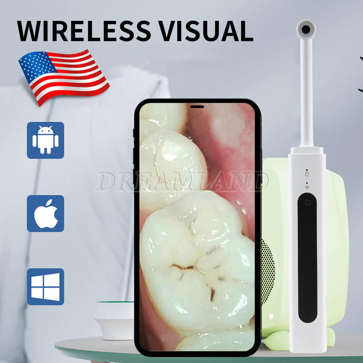 Dental Camera Intra Oral Odontologia Camara Intraoral Endoscope Inspect Tooth US