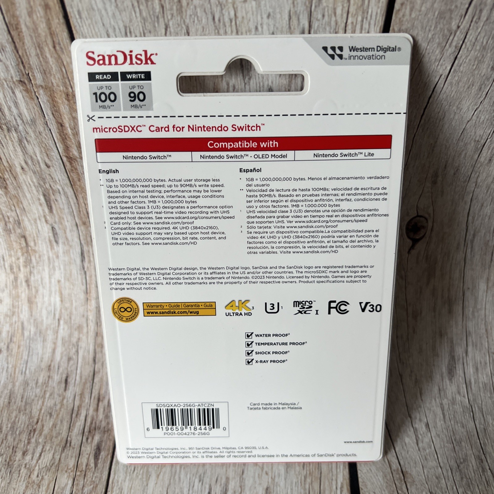 SanDisk 256GB microSDXC Micro SD Card for Nintendo Switch - BRAND NEW