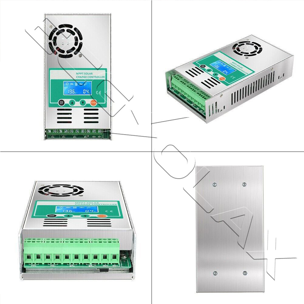 60AMP MPPT Solar Charge Controller For 12V 24V 36V 48V DC Battery Regulator USA