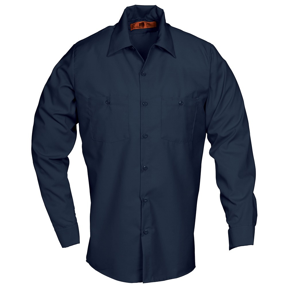 Reed Work Shirts Solid Color Button Down Mechanic Uniform
