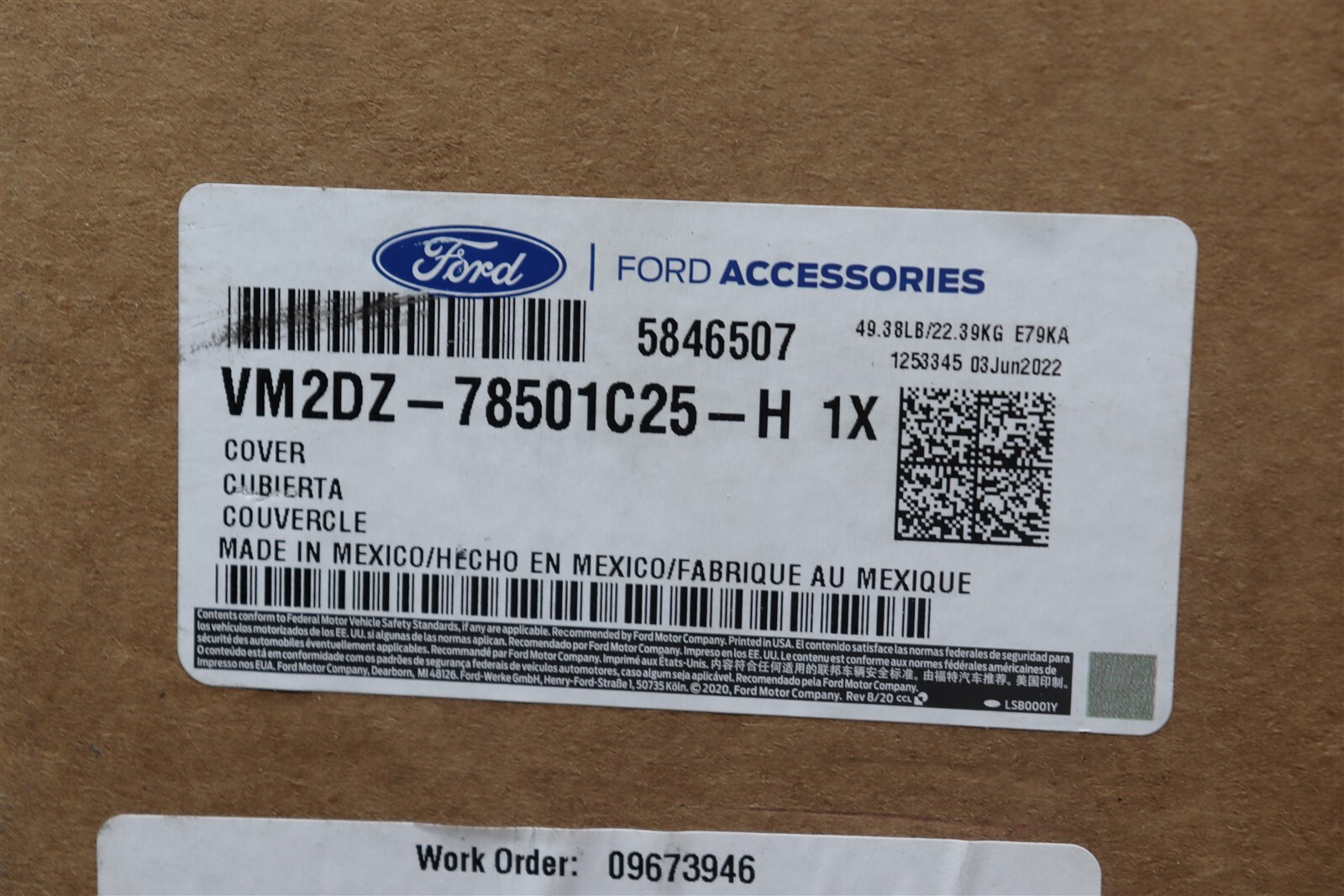 NEW OE Ford TrekTop Twil Black 4-Door Soft Top VM2DZ-78501C25-H Bronco 2021-2024