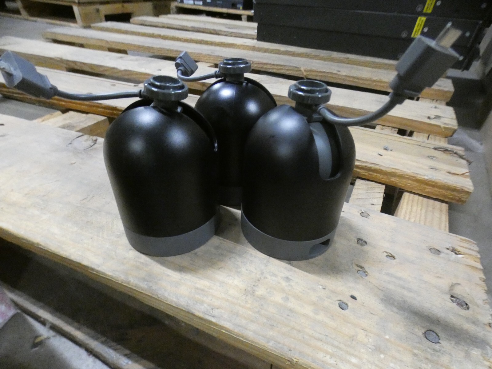 Lot of 3 Blink Mini Pan-Tilt Mounts Black Indoor Rotating Plug-In BAE041000U