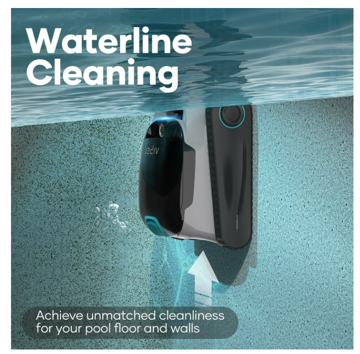 AIPER Scuba N1 Robotic Pool Vacuum Cleaner, Cordless, 2 Extra Brushes - Free shp