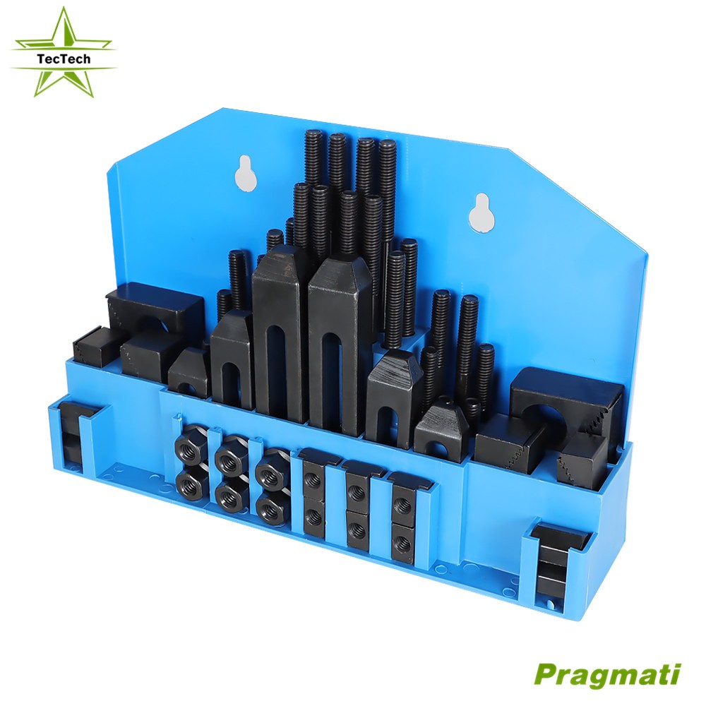 58 Pack 1/2 T-Slot Clamping Kit Mill Machinist Set With 3/8Inch -16 Studs