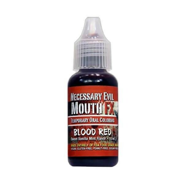 MOUTH FX, BLOOD RED MOUTH AND TEETH STAIN  , SWEET VANILLA FLAVOUR