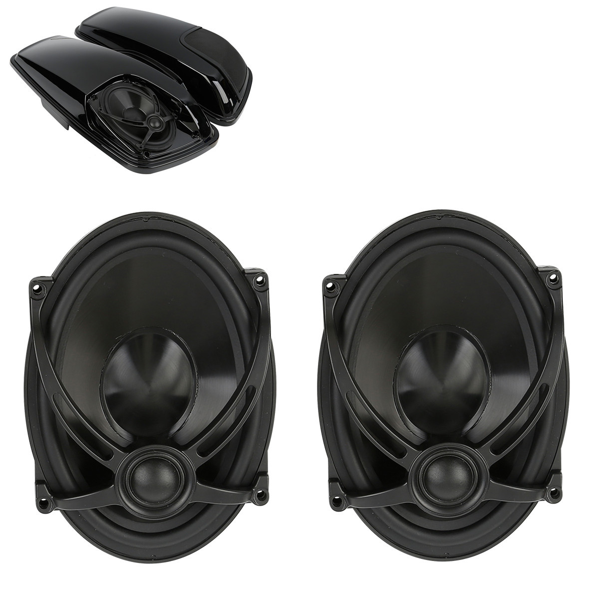 5"x7" Saddlebag Lid Speakers Fit For Harley Davidson CVO Touring Glide 1994-2024