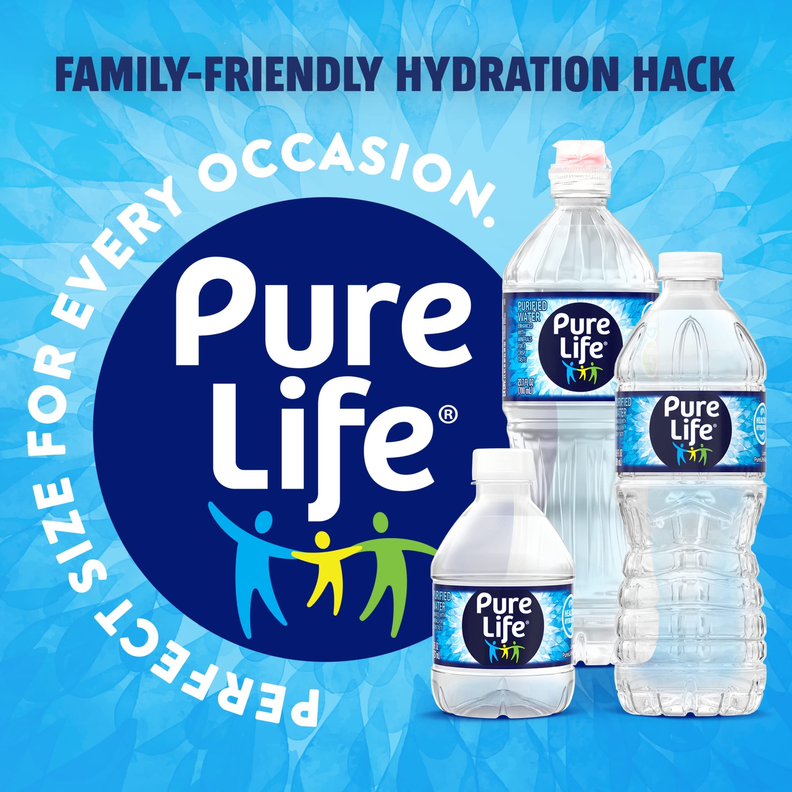 Pure Life, Purified Water, Plastic Bottled Water, (24 Pack) & (8 Fl Oz)....