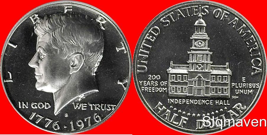 1976 S Clad Kennedy Half Dollar Deep Cameo Gem Proof