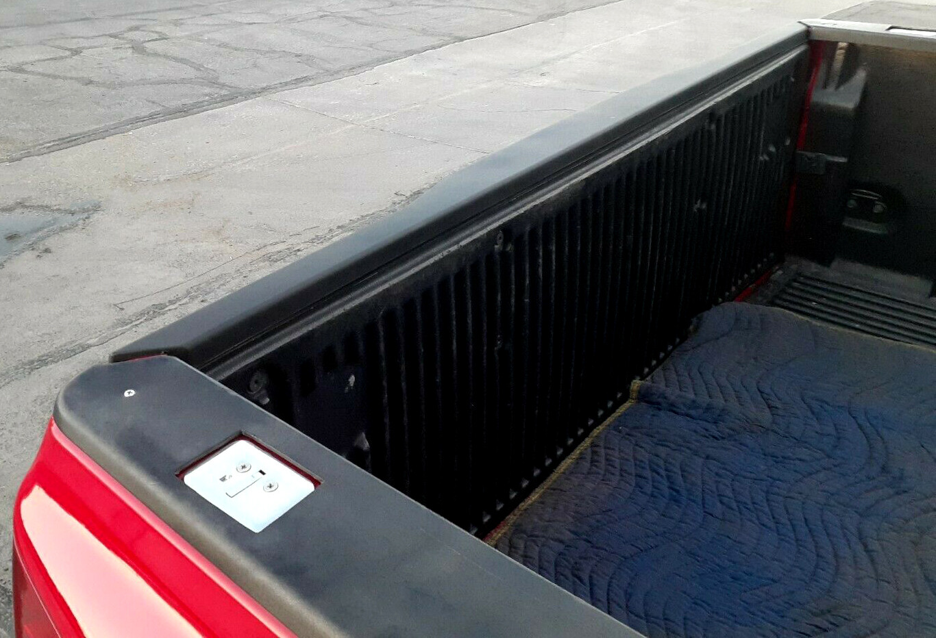 Fit 04-12 Nissan Titan Tailgate Cap Top Protector Spoiler Cover Trim Molding ABS