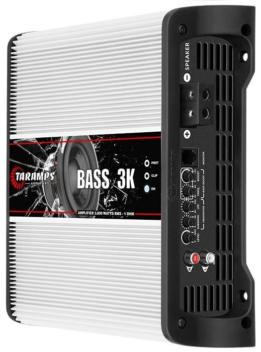 Taramps Bass 3K Amplifier 3000W 1 Ohm HD Power Compact Car Amp