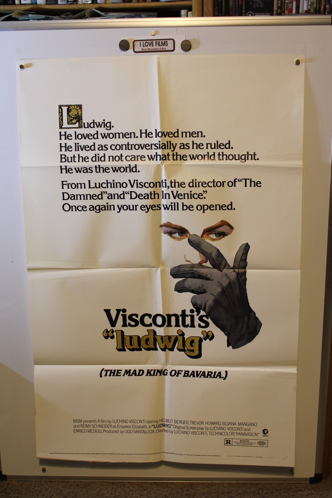 Ludwig (1973) movie poster * Helmut Berger * free shipping