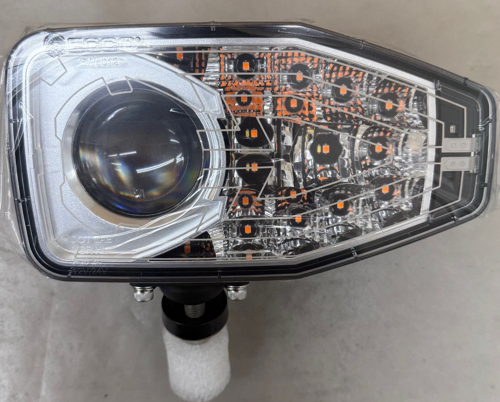 ECCO EW4012 Heated Snow Plow Dot LED Light High Beam/Low Beam 12-24V