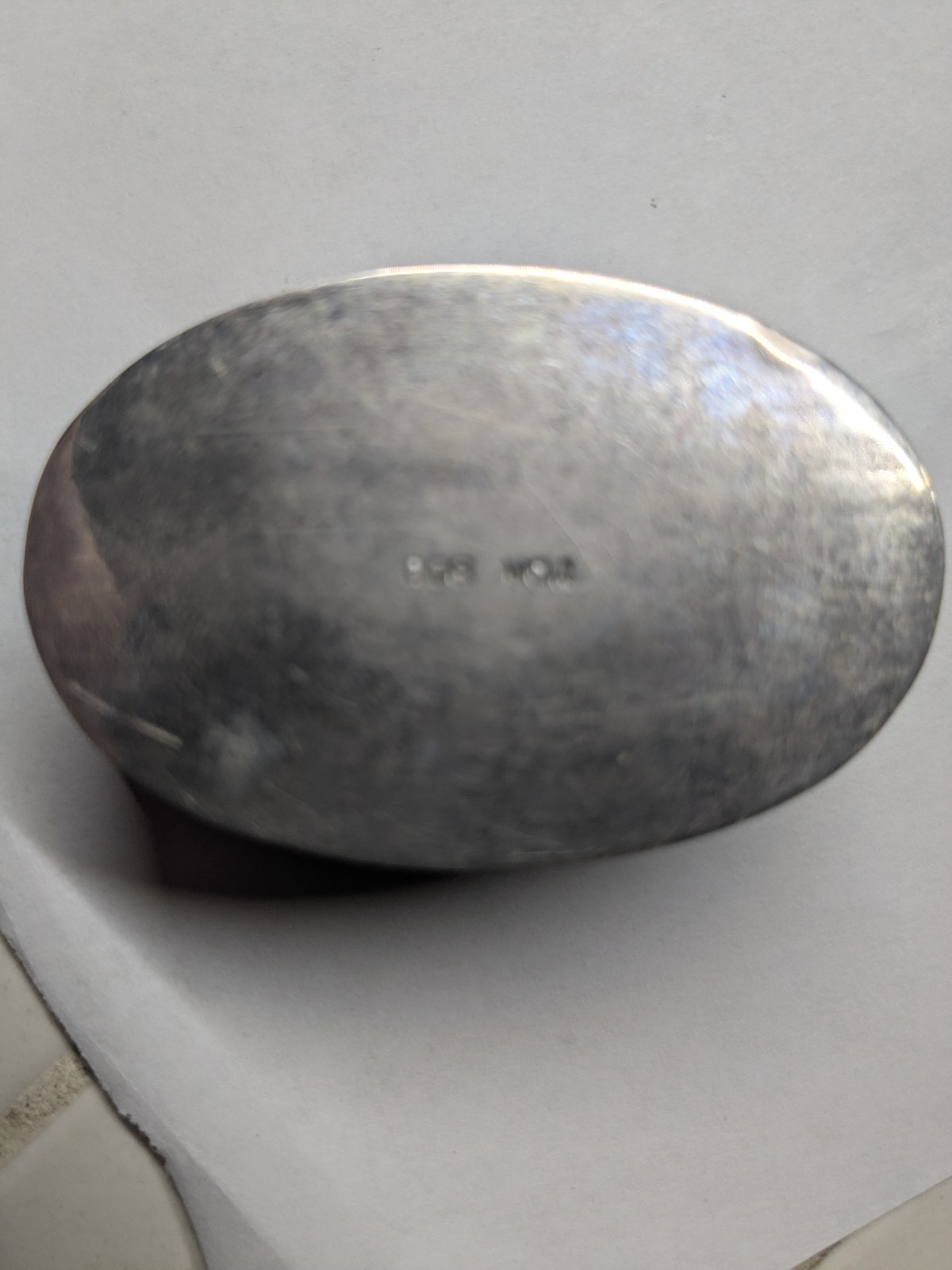 800 Silver Trinket Pill Box Navajo Tom 33.8 Grams 2.25x 1.5"