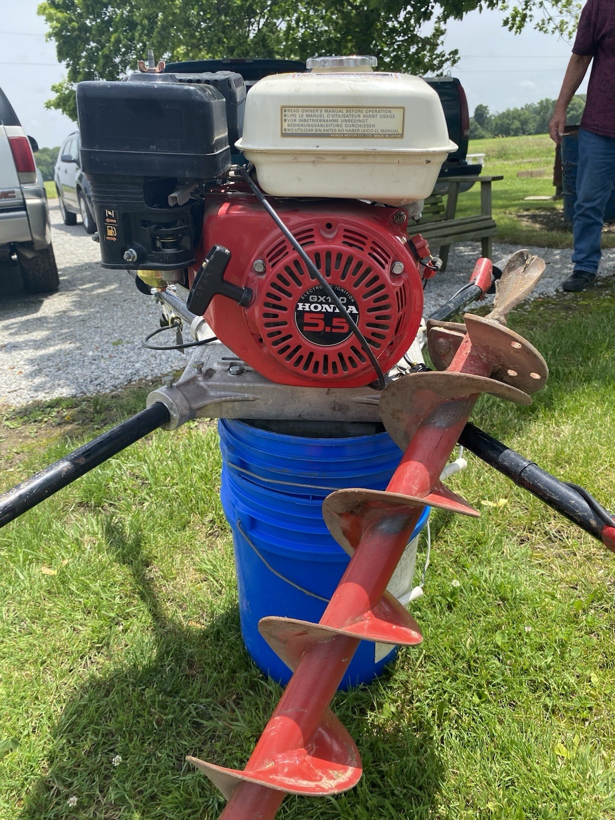 D-5 Honda 5.5 Commercial Auger Used