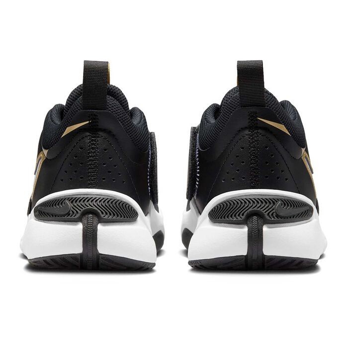 NEW Nike Team Hustle D11 Low Black Metallic Gold SIZE 11C *DV8994-004*