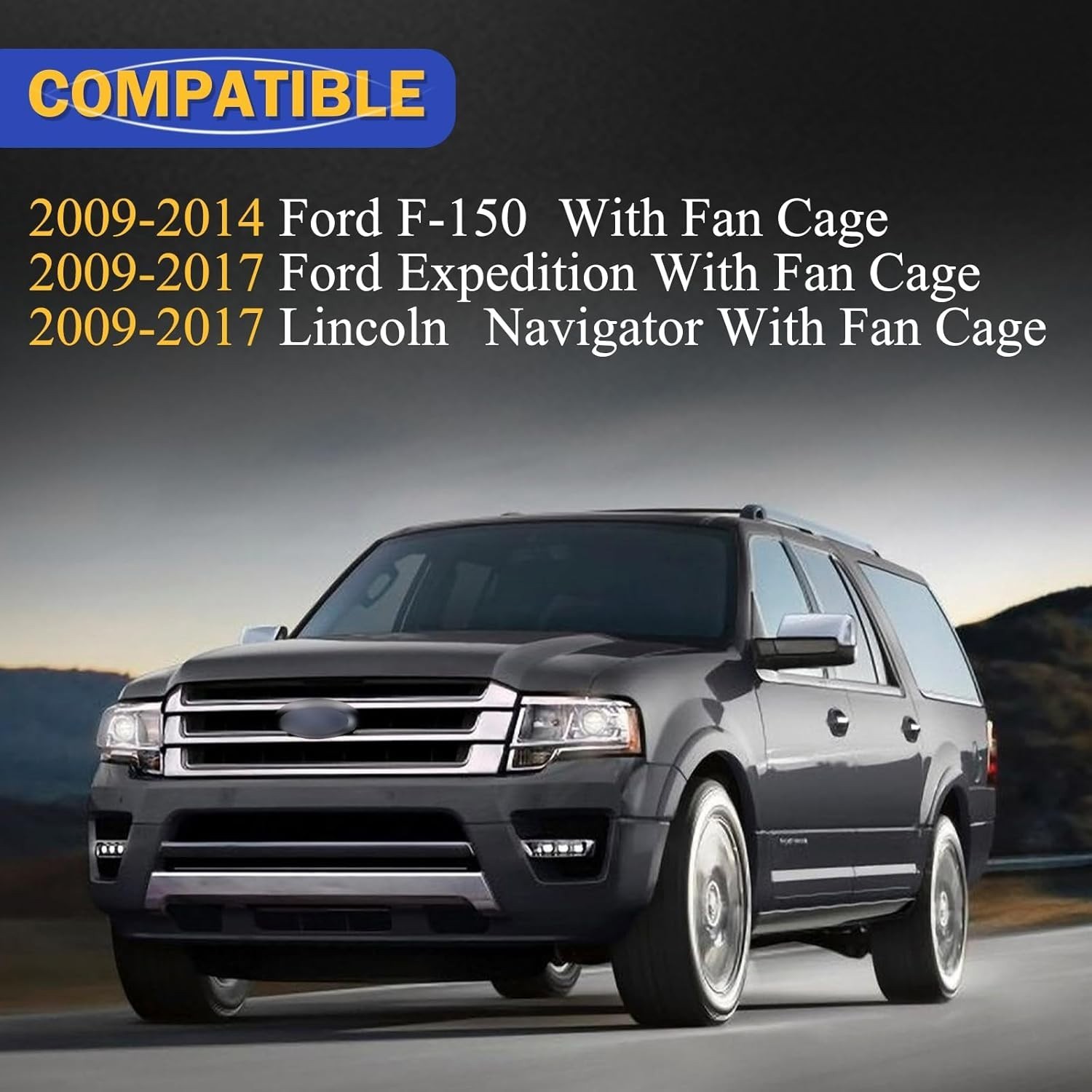 PM9364 Heater Motor Blower Fan For Ford F-150 2009 2010 2011 2012 2013 2014