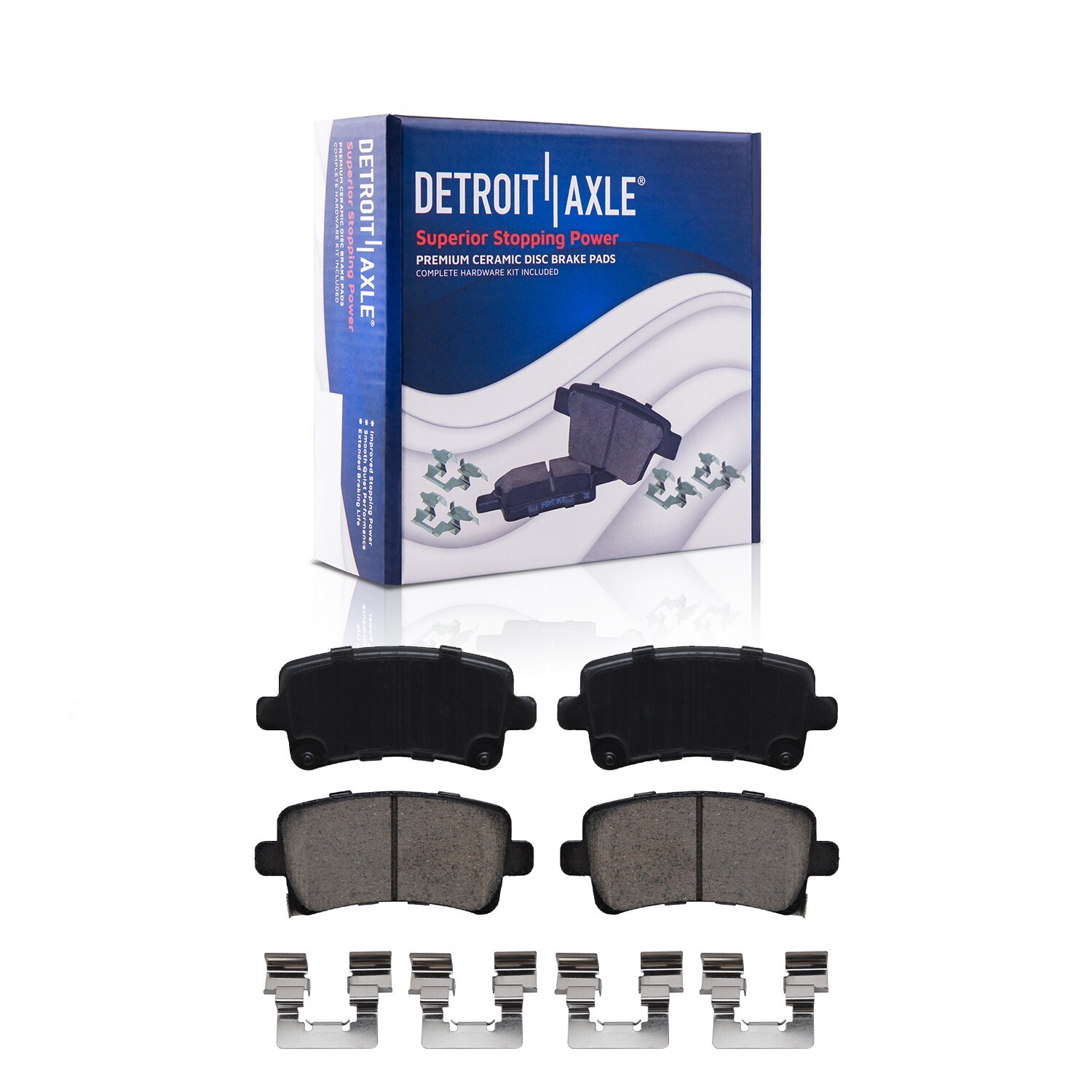 Front Rear Drilled Disc Rotors Brake Pads Kit for LaCrosse Regal Impala Malibu