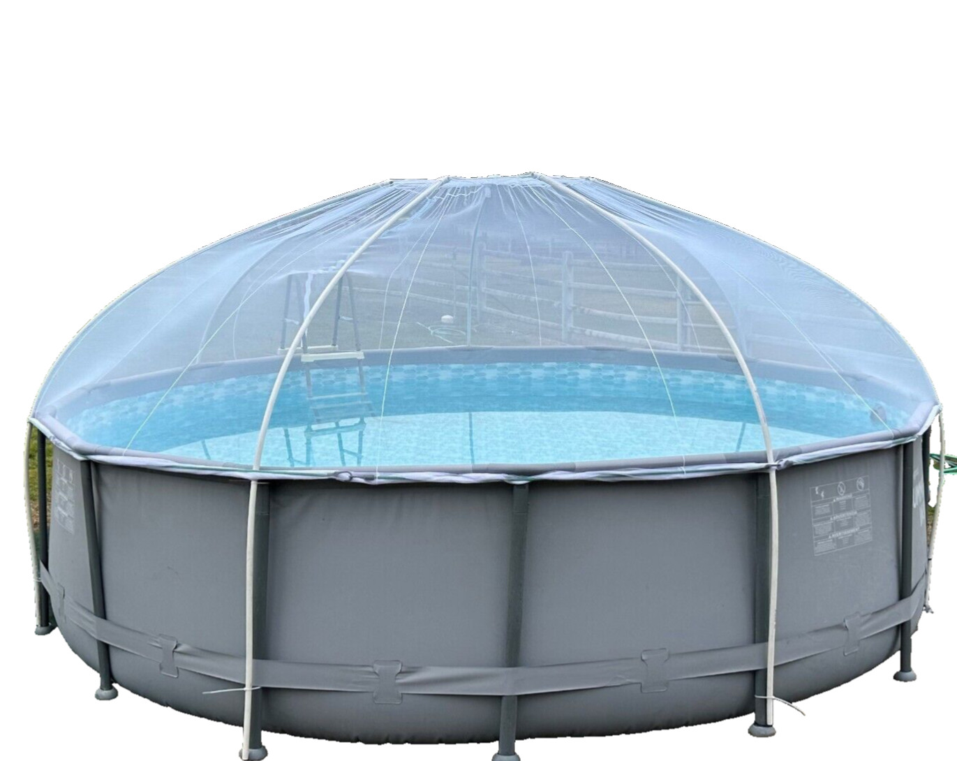 FLEXNET DOME  Pool Net Covered Dome for 16’ to 18’ Diameter Above Ground Pools