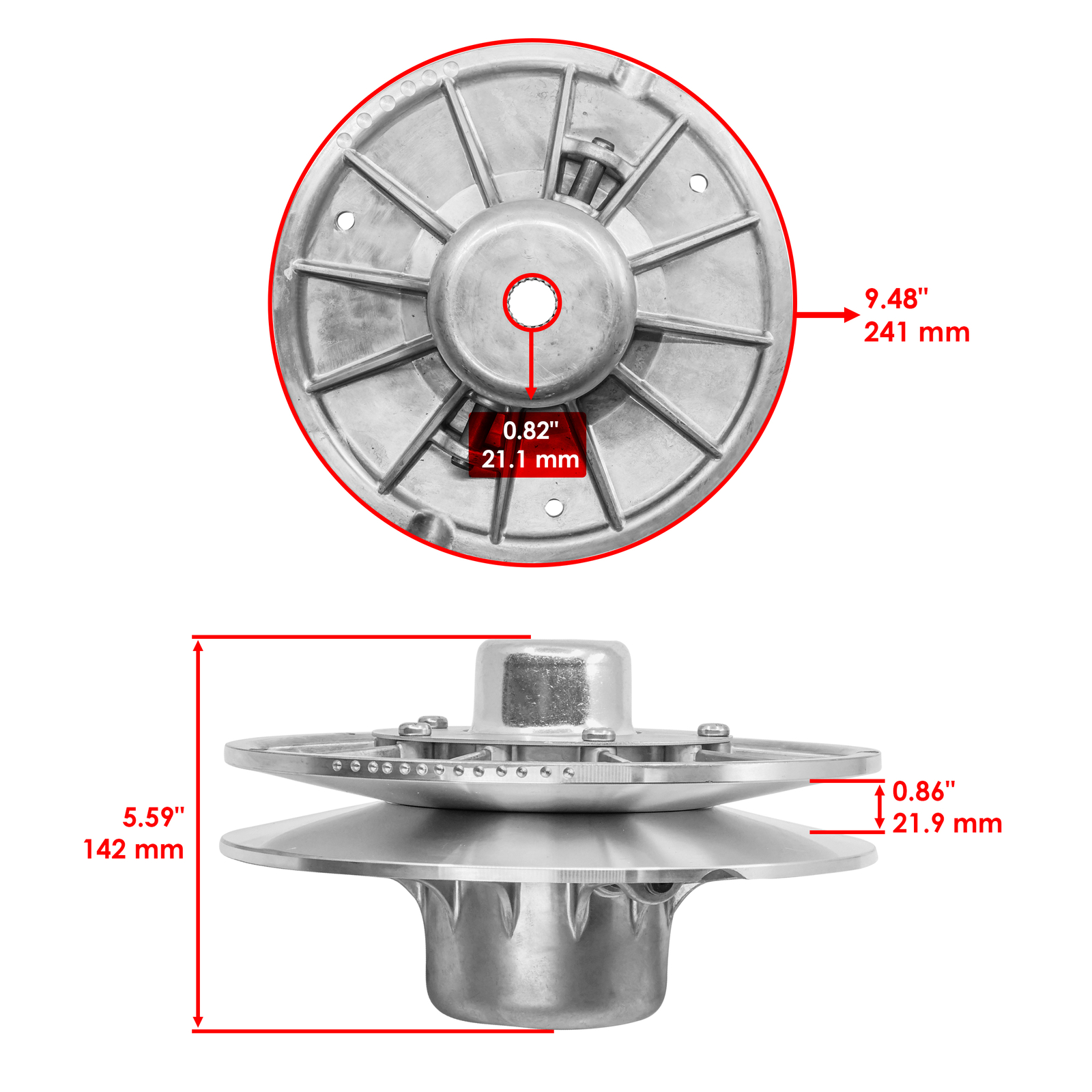 Secondary Clutch for Polaris Ranger XP 900 2014-2019 / Ranger Crew 900 2016-2019