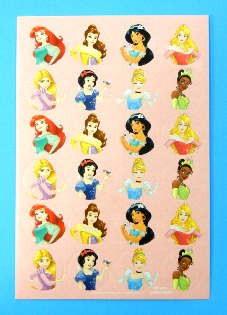 Princess Disney Sticker Sheet