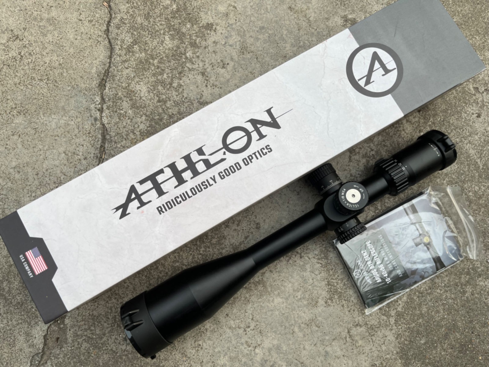 Athlon Argos BTR Gen2 10-40x56mm - APLR2 SFP BLR MOA Riflescope - 214071