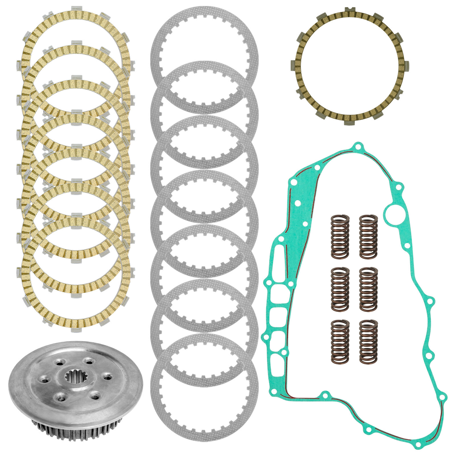 Clutch Friction Plate Inner Hub Kit For Honda TRX450R Sportrax 450 2004-2005