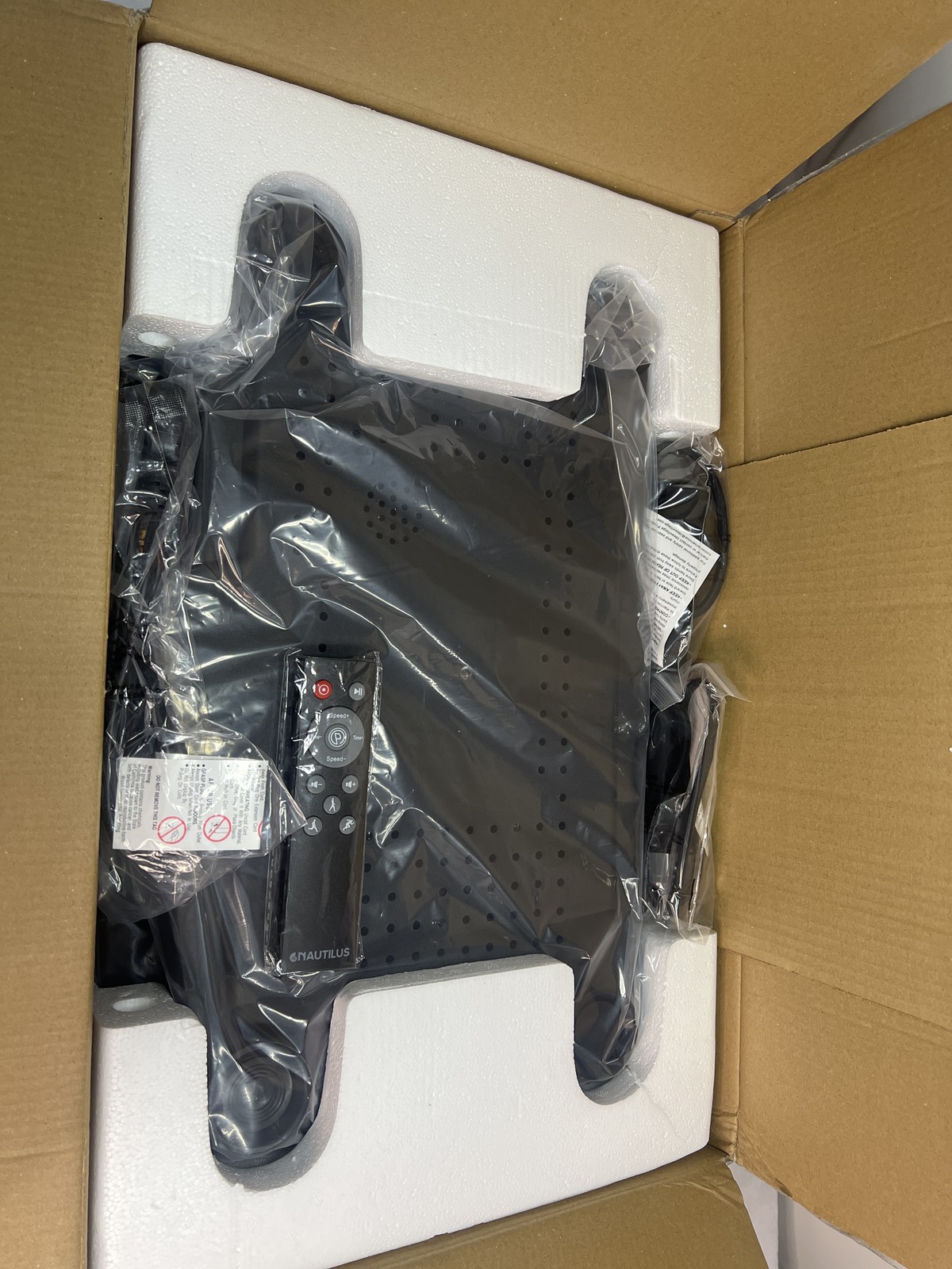 Nautilus VibraTone Fitness Vibration Board Black Pearl Bluetooth Home Gym Use