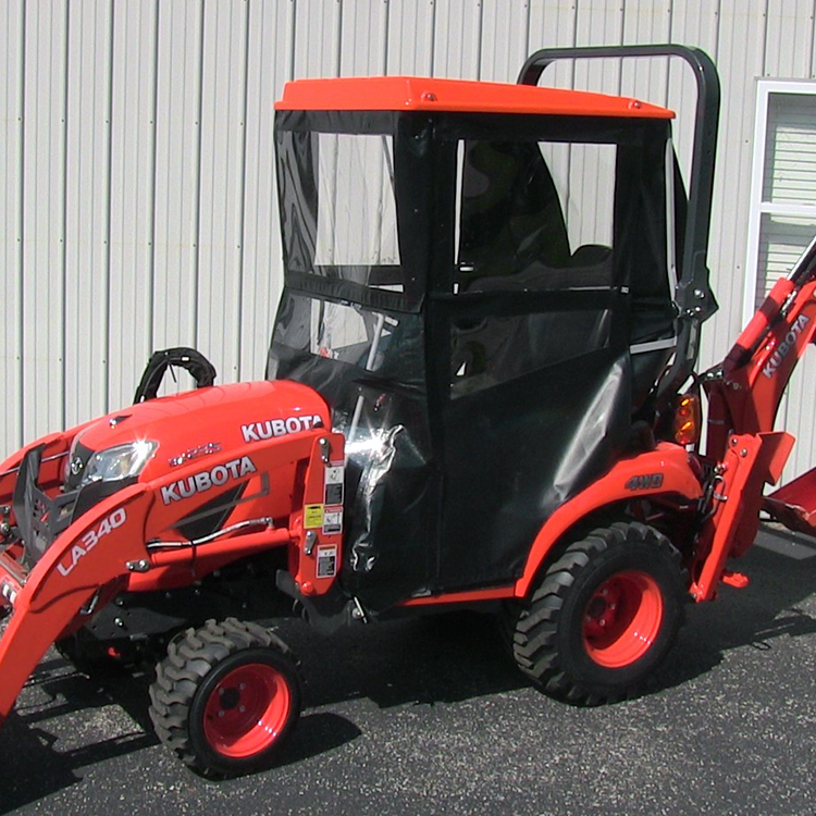 Hardtop Tractor Cab for Kubota BX23S Tractor