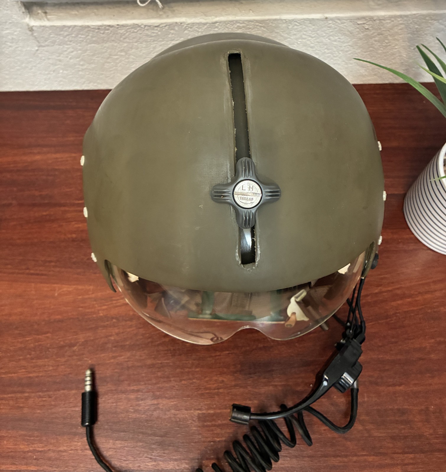 Vintage 1965-67 Gentex APH-5A Helicopter Flight Helmet–Vietnam War -Original Bag