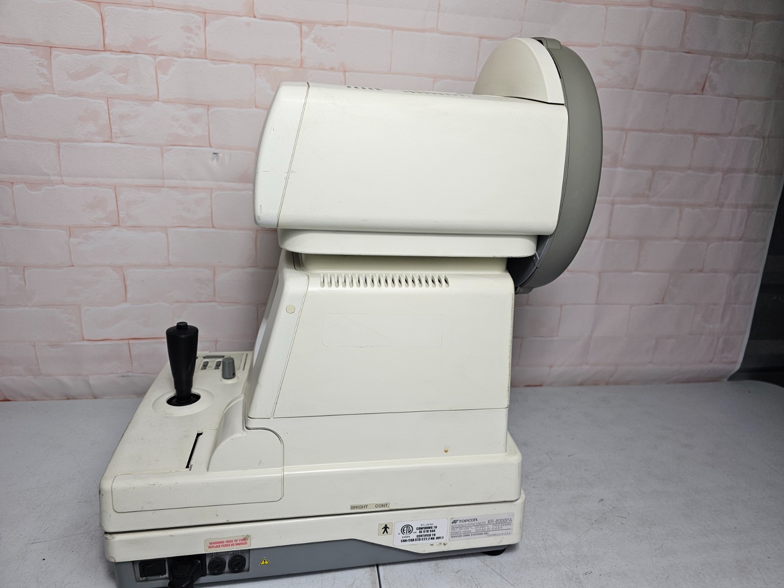 TOPCON KR-8000PA Auto Kerato-Refractometer As-Is *For Parts* With Manual