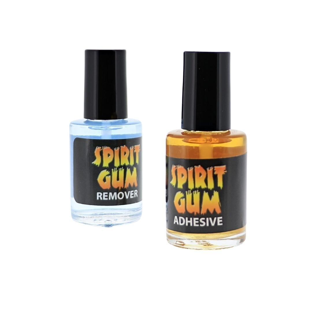 Spirit Gum Adhesive and Remover - Combo Pack of 0.5 Fl. Oz. Each