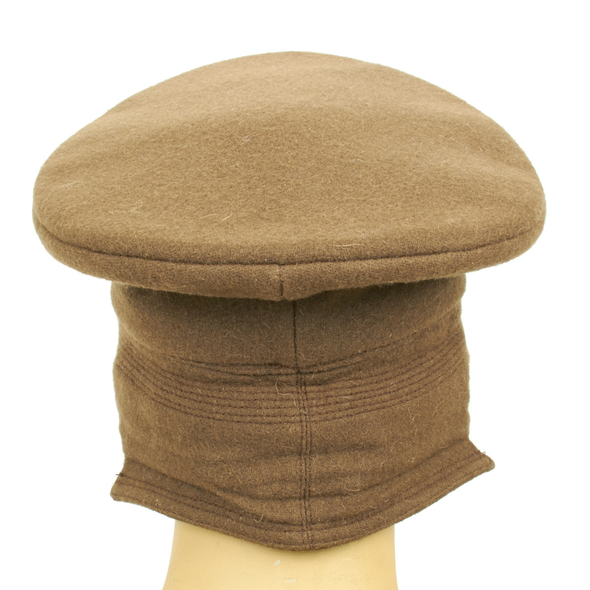 British WWI Gor Blimey 1915 Winter Forage Trench Wool Cap- Size US 7 1/4 (58cm)