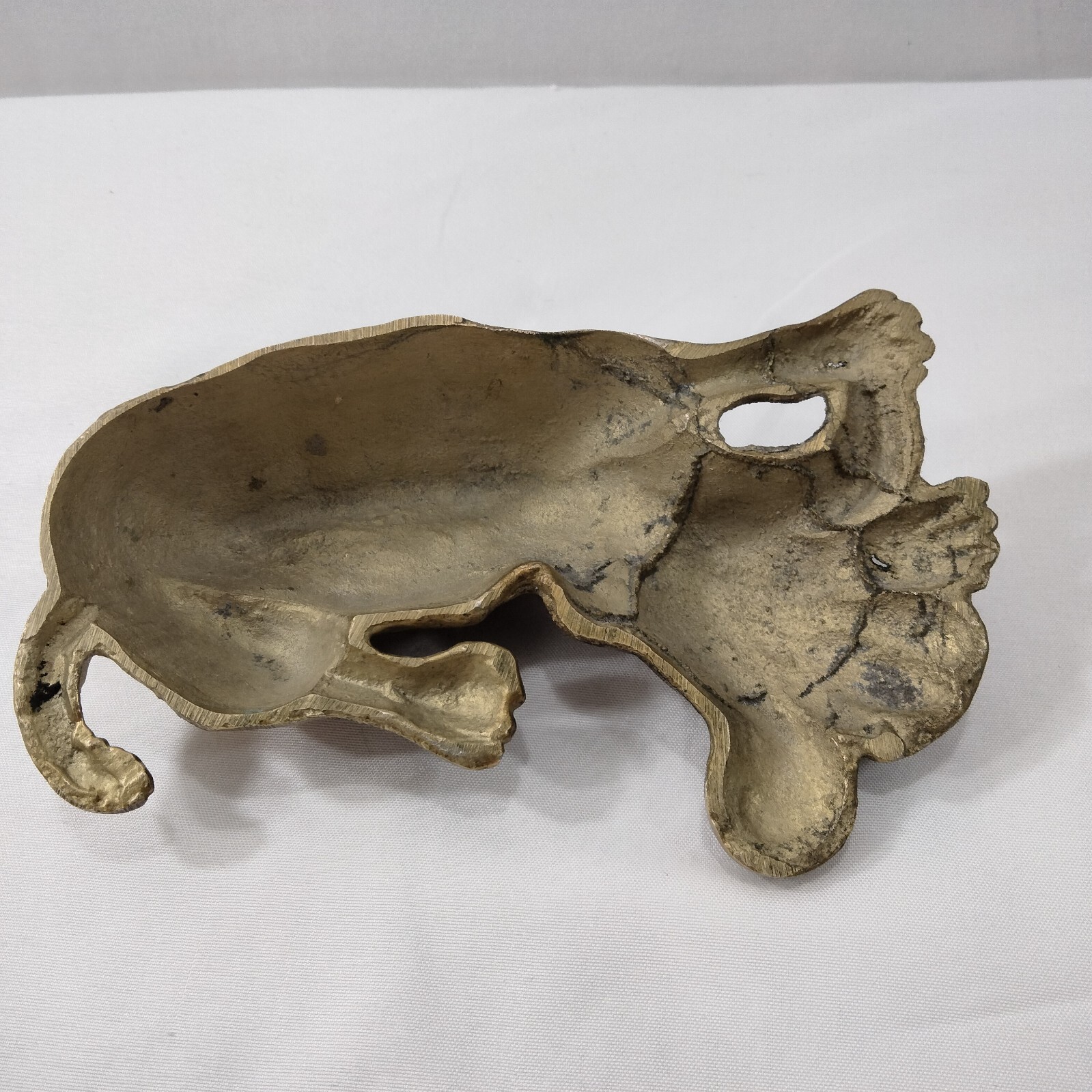 Brass Heavy Cast Sleeping Lazy floppy ears hound hunting dog
