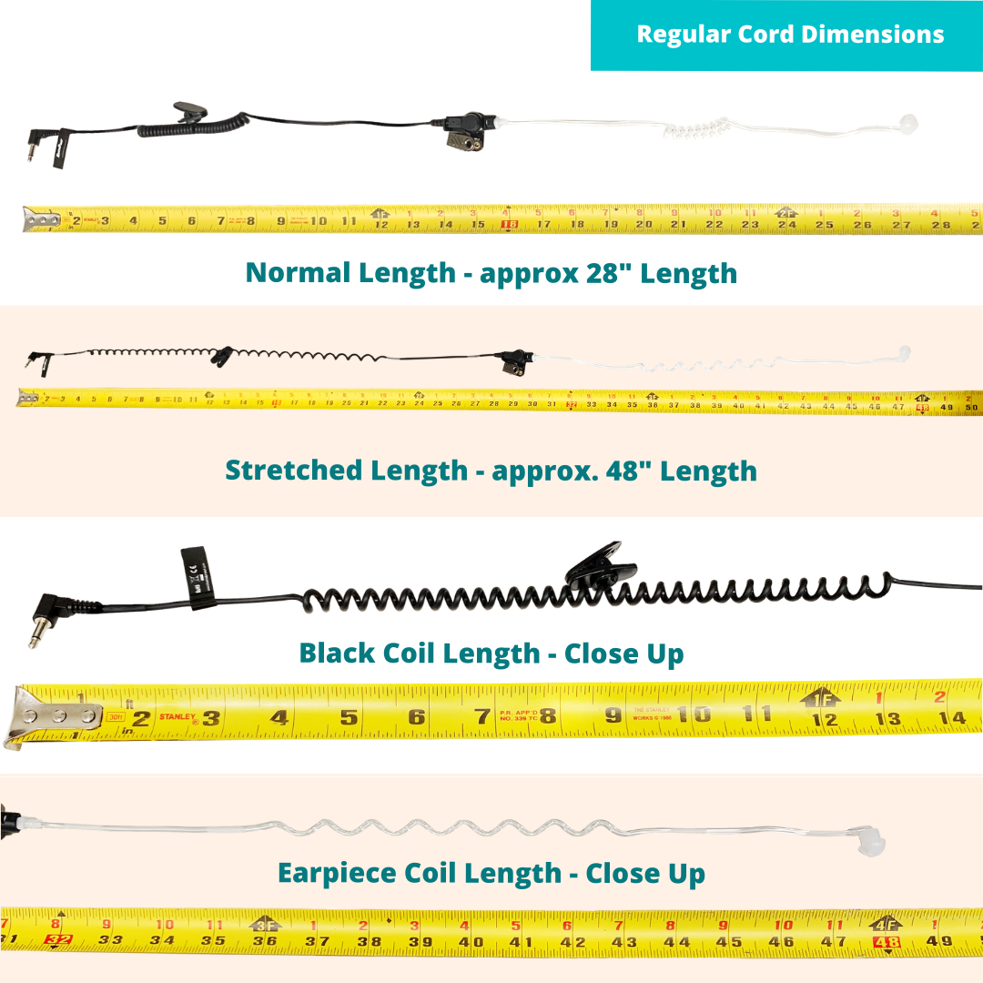 MaximalPower 3.5mm RECEIVER/LISTEN ONLY Headset Earpiece for 2-Way Radios 617-1N