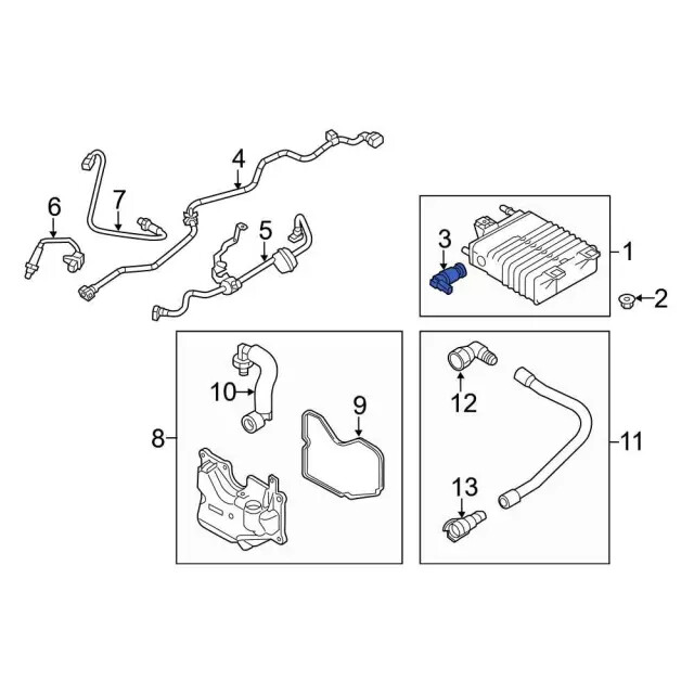 Genuine Ford Vapor Hose BV6Z9D289R