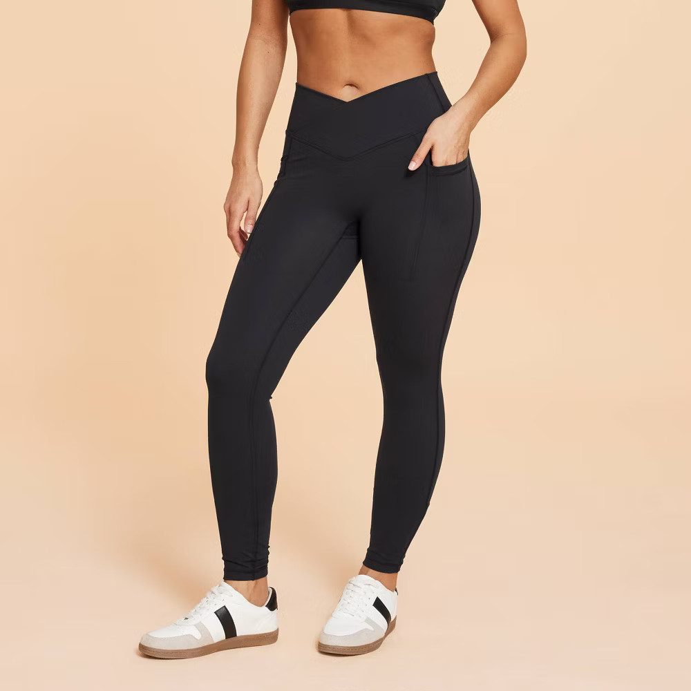 Blogilates Women's Crisscross High-Rise Leggings