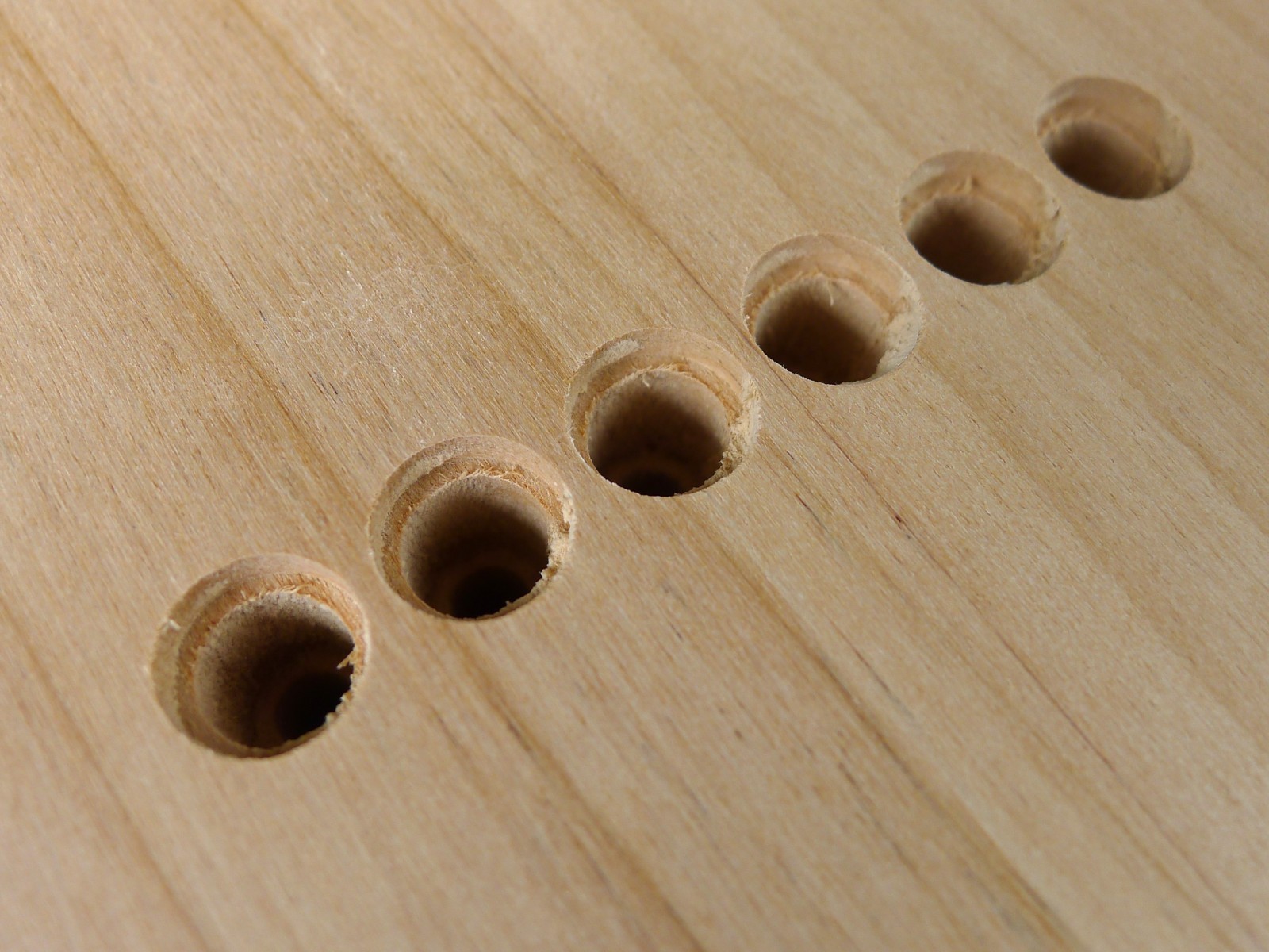 Tele Vintage Style Guitar Body 2 pcs Centre Joined Alder Unfinish ≦ 4.4Lbs