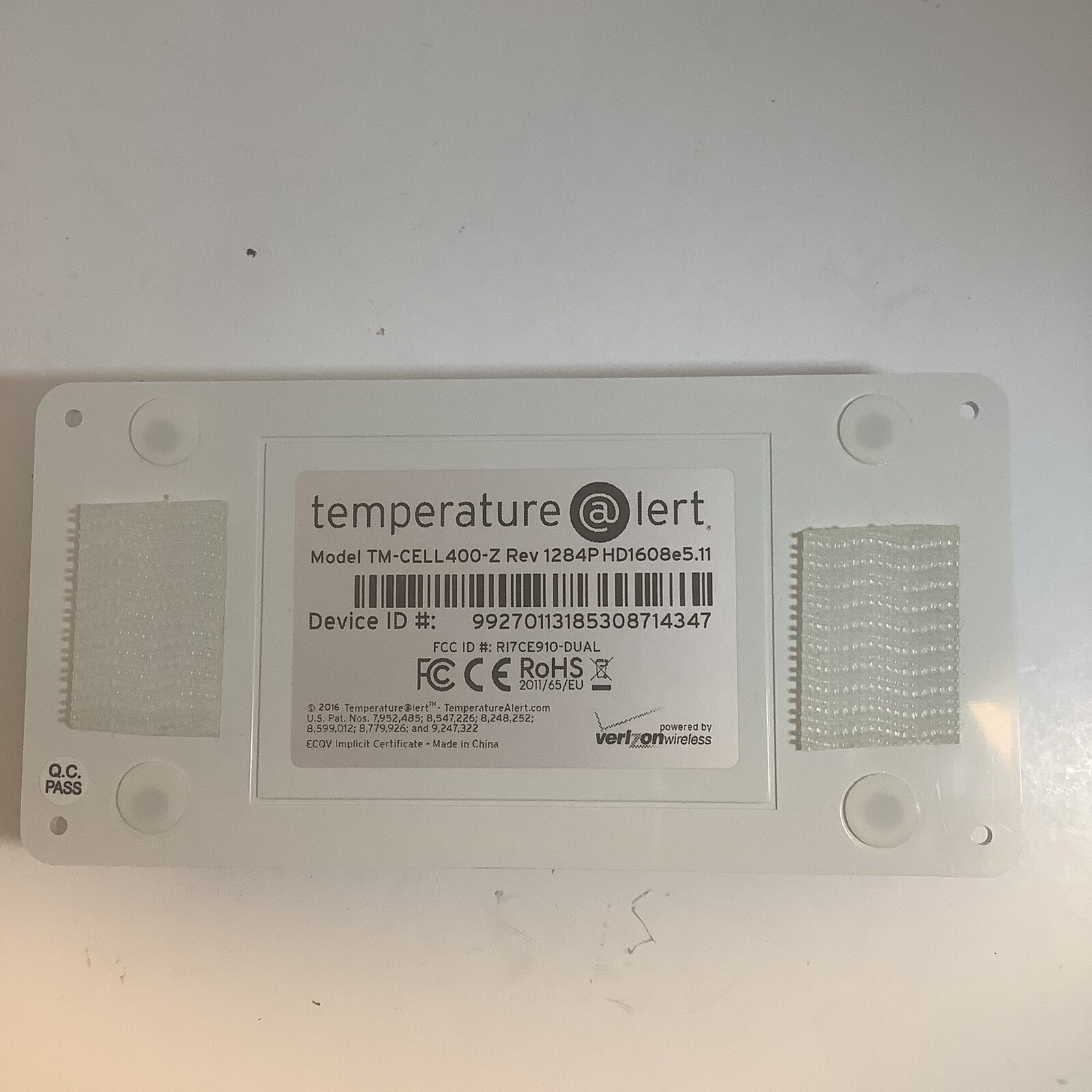 Smart Sense by DIGI Temperature Alert TM-CELL400-Z(for parts only)