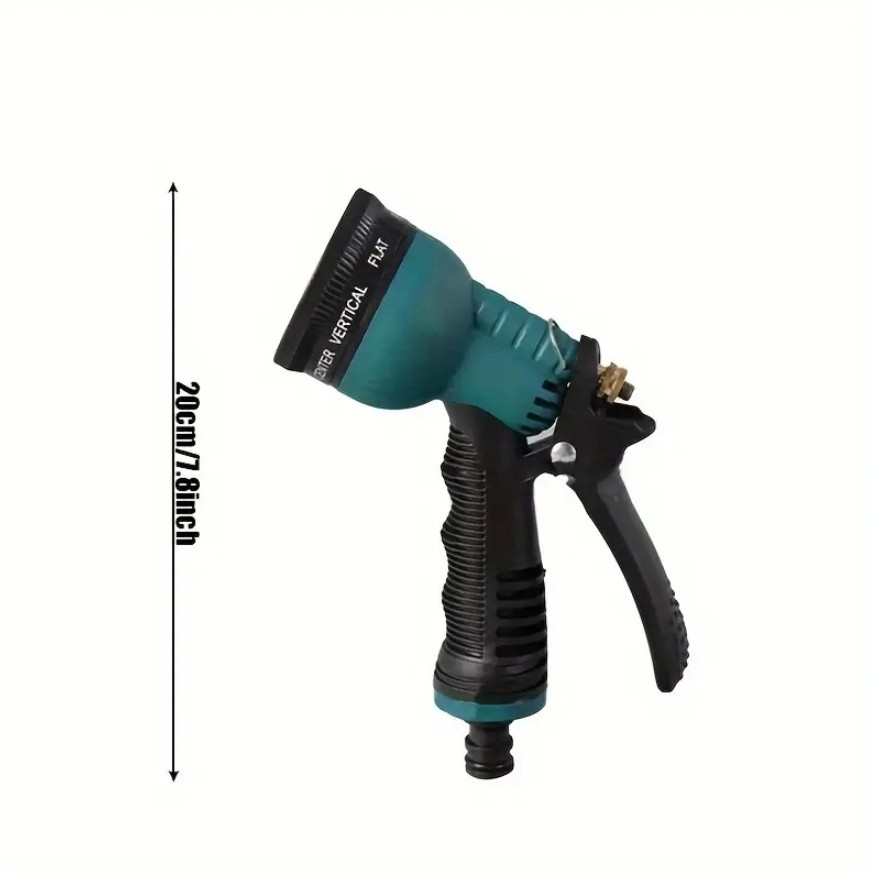 Garden Hose Nozzle Spray Nozzle 8-Pattern Heavy Duty High Pressure Leak Proof