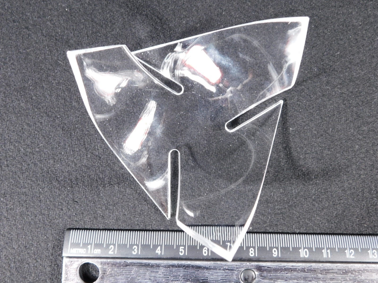 Display Stand Three Post TWIST Design Clear Lucite Medium Size