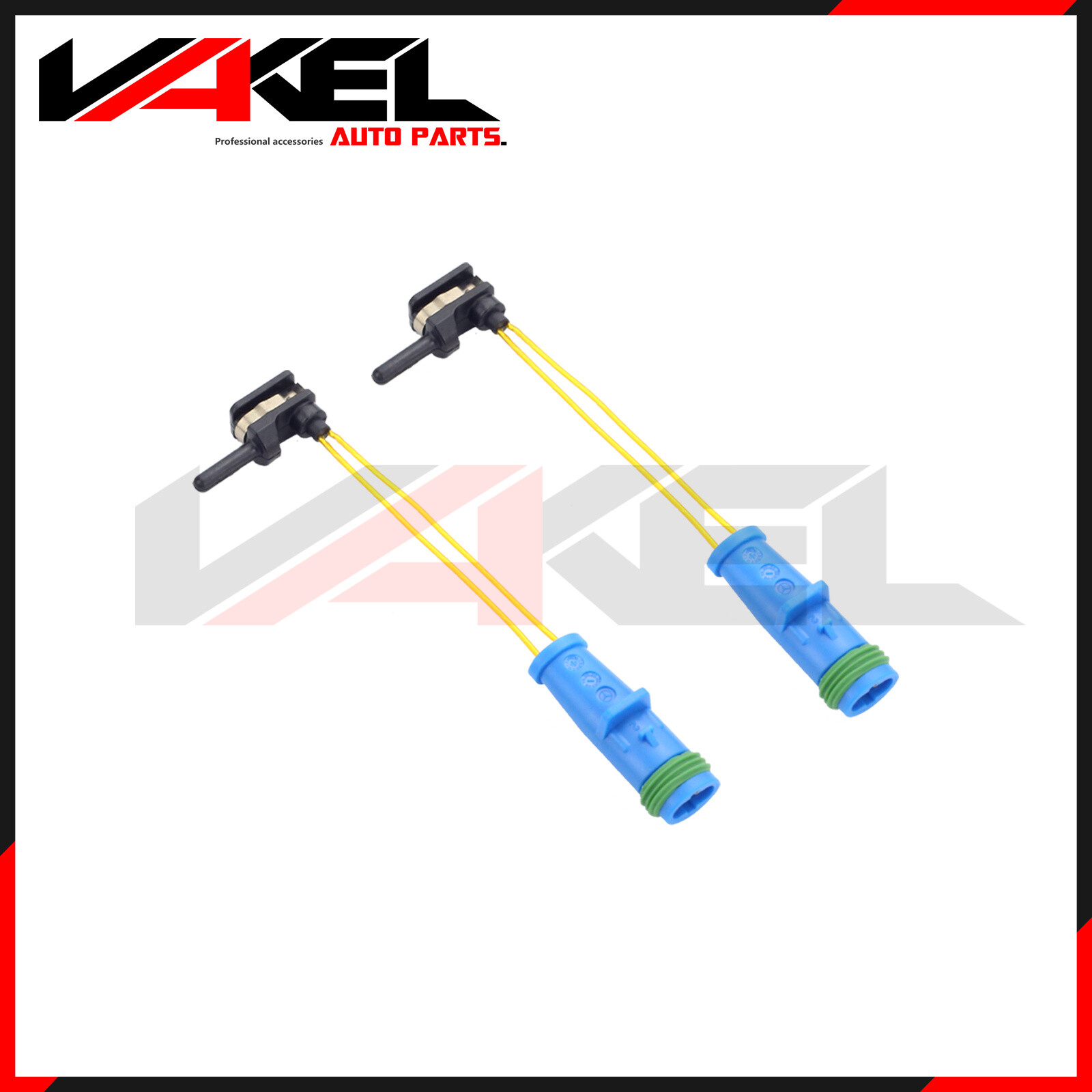 Front Rear Brake Pads Wear Sensor (4 Pack) For Mercedes-Benz C300 GLC300 GLE450