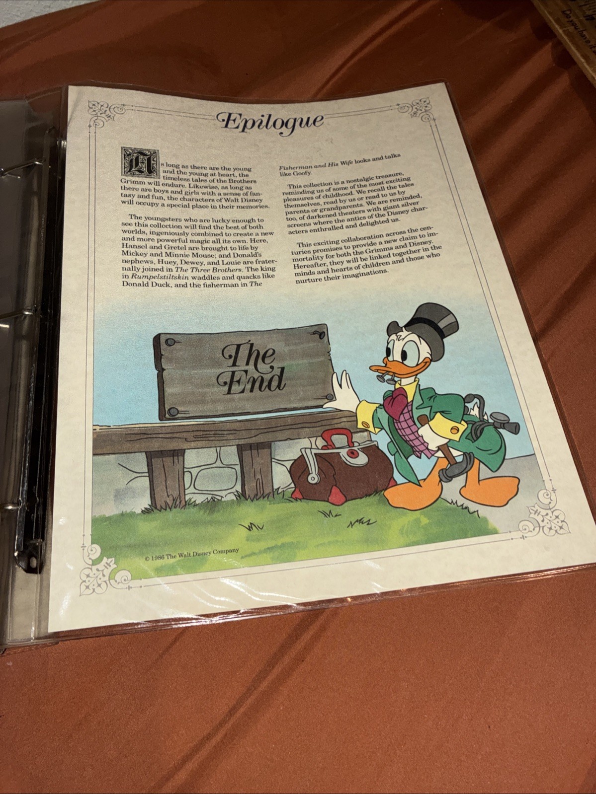 Walt Disney Grimm's Fairy Tales Panel Collection Postal Commemorative Society200