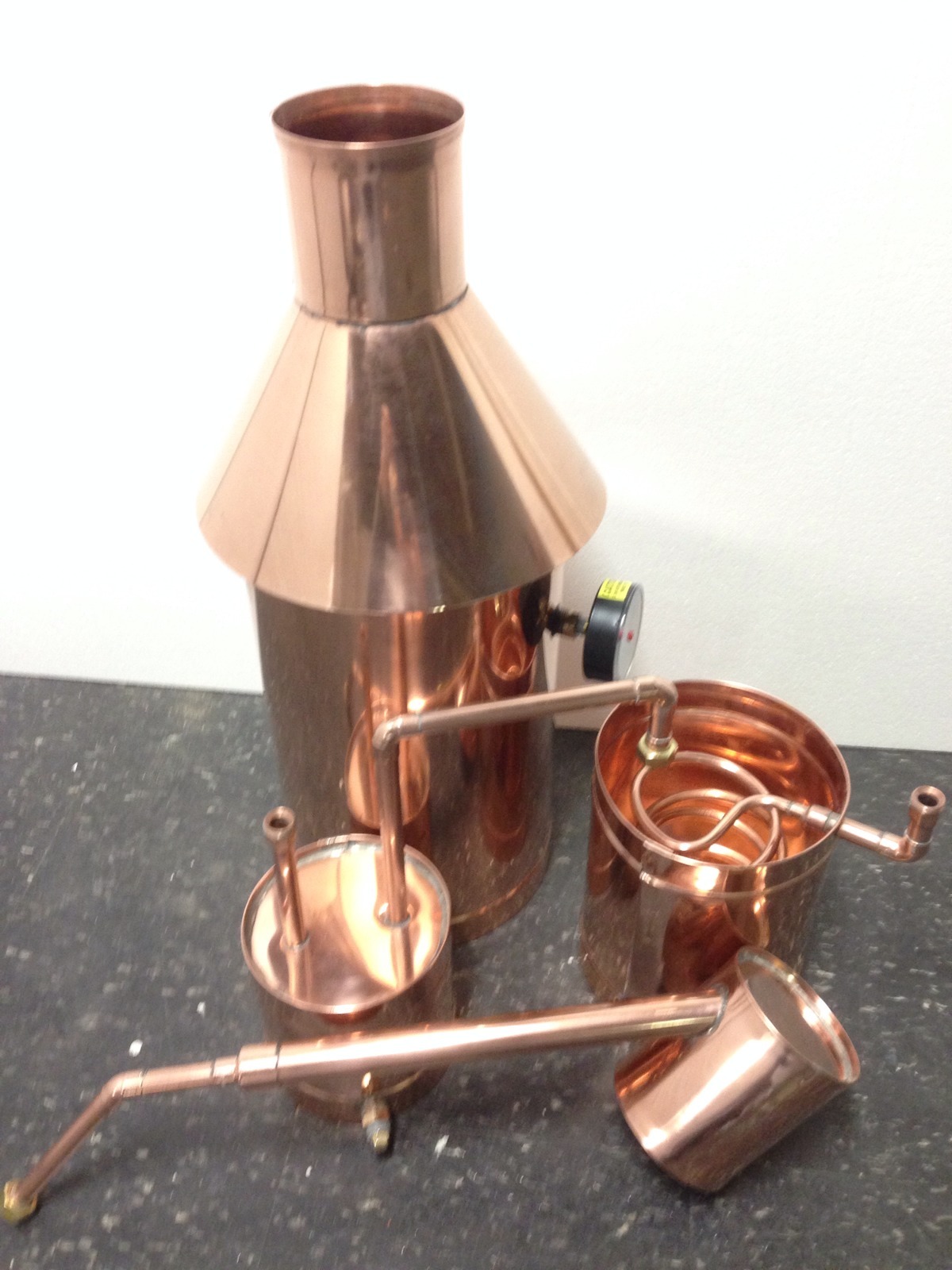 Copper Moonshine Still 6 Gallon with Thumper and Worm The Best Built on Ebay