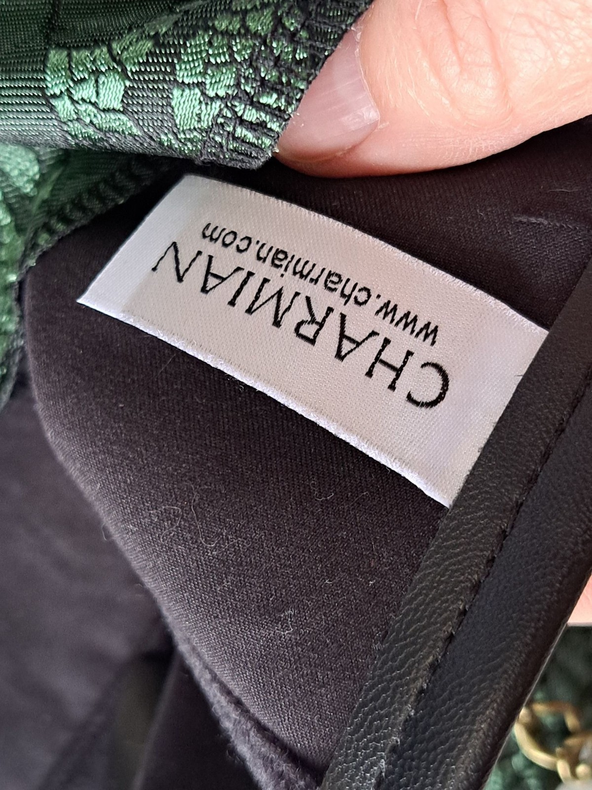 Charmain Corset Women Steampunk Green Brocade Chains Gothic 2XL Renaissance